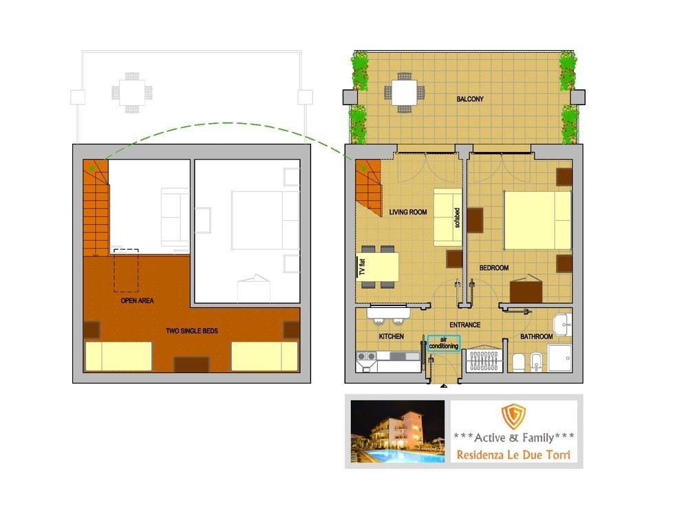 Residenza Le Due Torri Aparthotel Riva del Garda Buitenkant foto