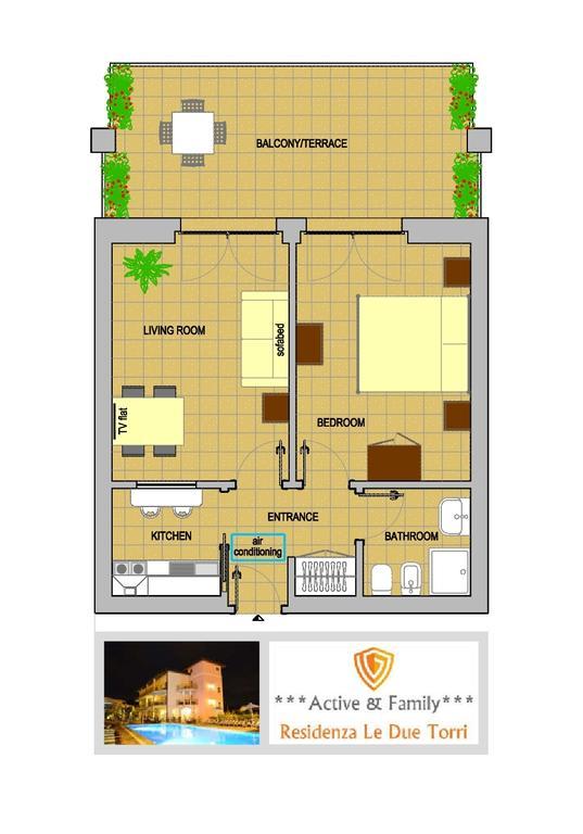 Residenza Le Due Torri Aparthotel Riva del Garda Buitenkant foto